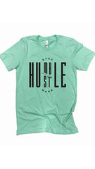 Stay Humble Hustle Hard Tshirt - Teal